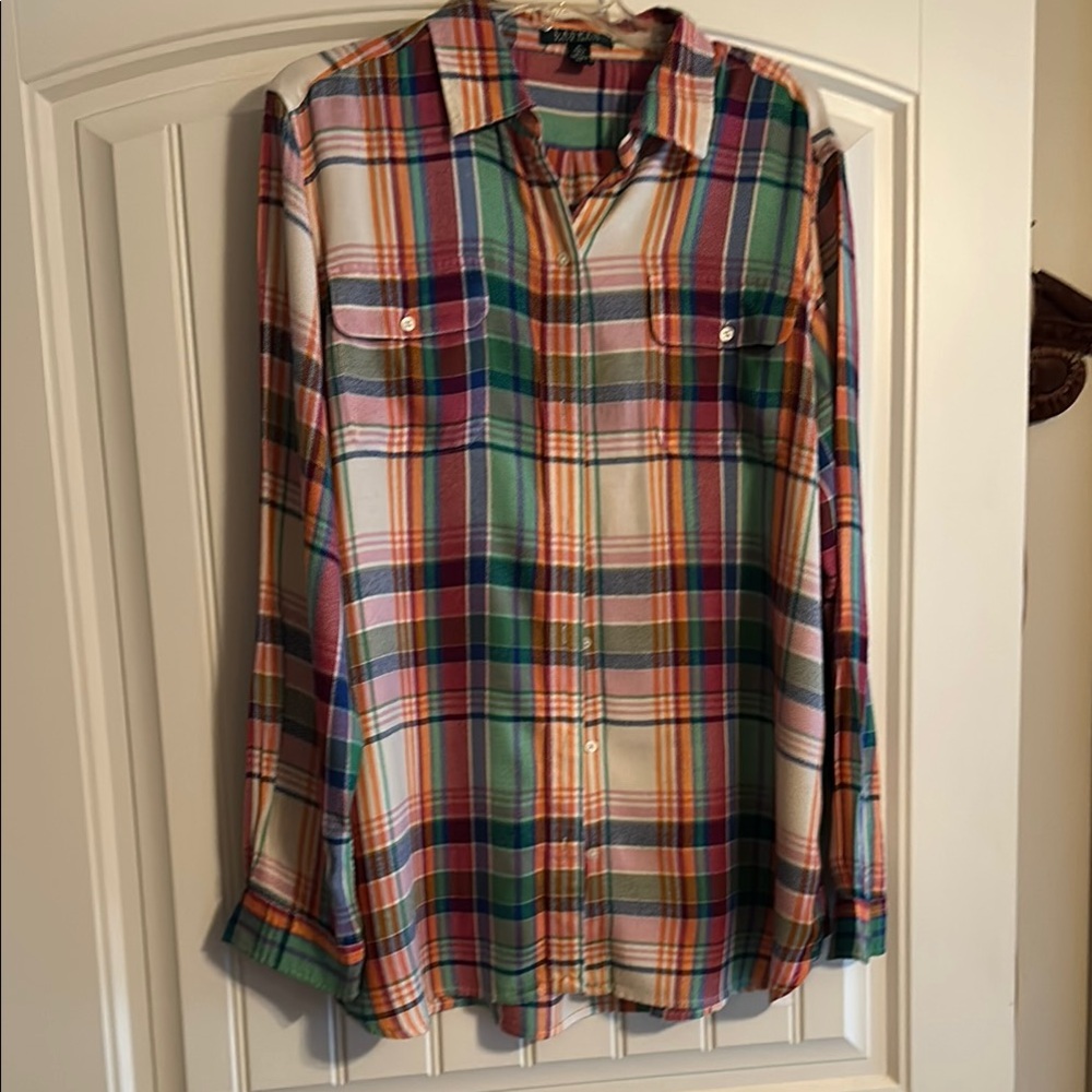 Ralph Lauren Plaid Button Down Shirt